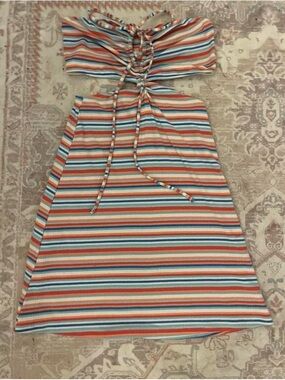 American Eagle cut out halter dress